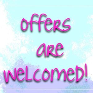 Welcoming reasonable offers on any items!